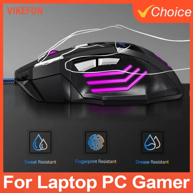 Esports Gaming Pcs - 1 Uds. Nuevos ratones ergonómicos retroiluminados