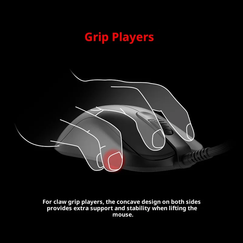 Ratón ZOWIE GEAR S-C Series Es - Esports Gaming Pcs reseña y precio